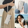 thumbnail image 4 of Wallet Case for iPhone 16 Pro , PU Leather Phone Cover Kickstand RFID Blocking Flip Case Card Slots Wrist Strap Relief Engraved Pattern Magnetic With Stylus Pen, Colorful Flower, 4 of 10