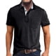 thumbnail image 1 of Gibobby Playera Polo Hombre Polo de piqué de algodón sólido de Manga Corta para Hombre(Negro,G), 1 of 4