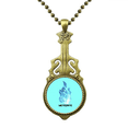 thumbnail image 1 of Collar de guitarra Unbranded estrella de fuego azul Joyería Música colgantes, 1 of 3