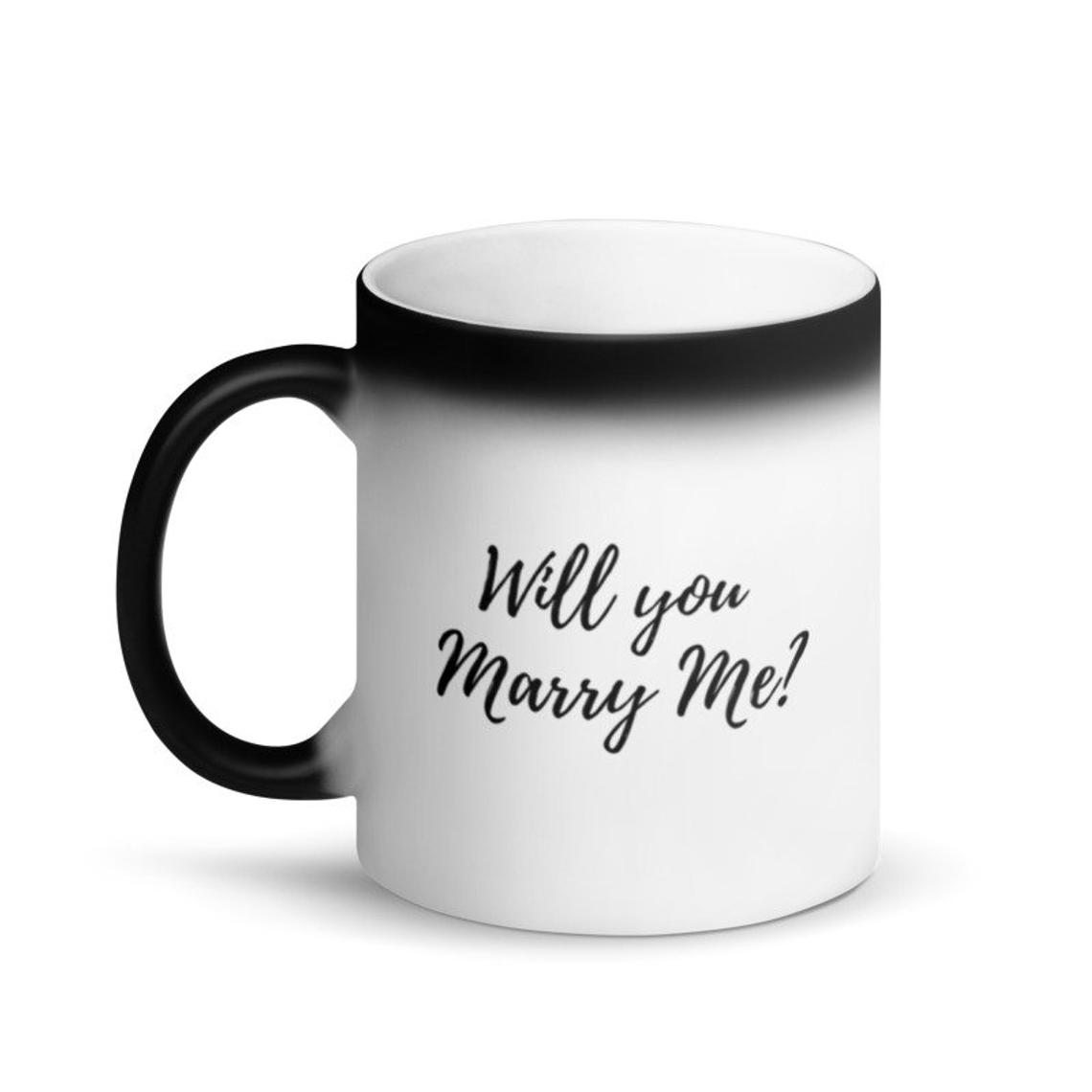 Magic Hidden Message Reveal Custom Marriage Proposal Mug ...