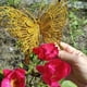 thumbnail image 5 of 20 piezas de adornos navideños con mariposas brillantes, adornos colgantes para árbol de Navidad con mariposas brillantes en 3D, decoración de mariposas artificiales huecas con clips y tallos para cor, 5 of 7