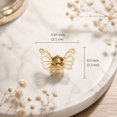 thumbnail image 2 of 30Pcs Gold Mini Butterfly Metal Hair Claw Clips, 0.83 x 0.5 Inch Hollow‑Cut Decorative Hair Grips, Tiny Styling Ornaments for Ladies’ Braids, Dreadlocks & Hair Twists, 2 of 5