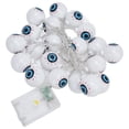 thumbnail image 4 of Cadena de luces LED de 20 pies para Halloween, con forma de globo ocular fantasma, para dormitorio, Navidad, decoración de festivales., 4 of 14