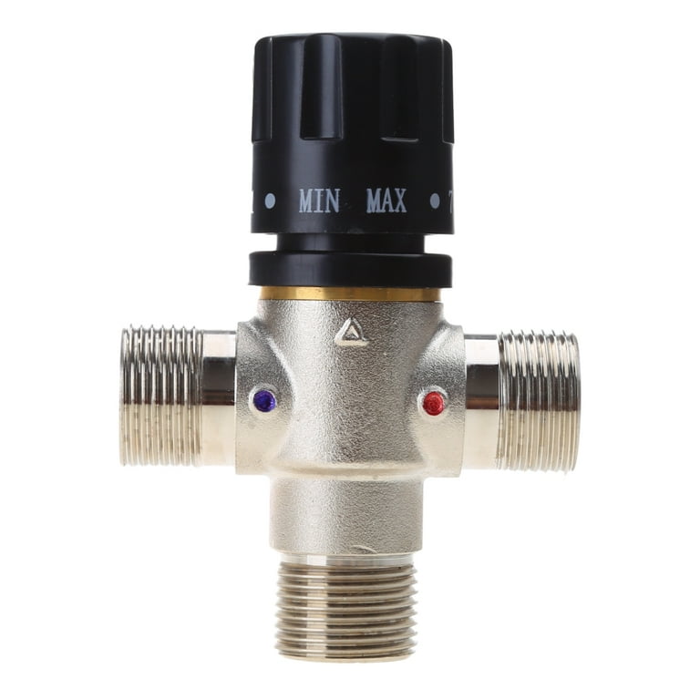 Wifi Water Valve Solid Copper 3-Way Thermostatic Mixing Valve 3/4