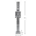 thumbnail image 5 of 36 Inch wooden Silver Soldier Drummer Nutcracker, 5 of 5