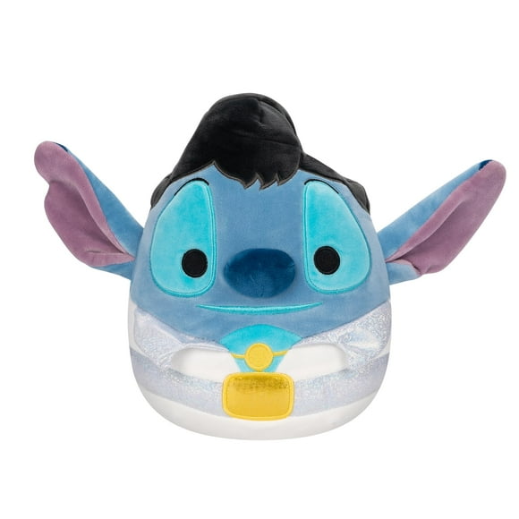 Squishmallows Ultra-Soft Disney Plush Elvis Stitch 8-Inch Collectible with Green Hula Skirt and Crown