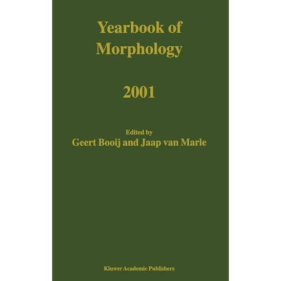 Yearbook of Morphology Yearbook of Morphology 2001, (Hardcover)