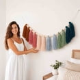 thumbnail image 6 of Boho Yarn Tassel Garland,150cm Macrame Fringe Bunting with Wooden Beads,Colorful Wall Hanging Decor for Nursery,Bedroom,Fireplace Mantel And Baby Shower Party Styling, 6 of 8
