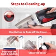 thumbnail image 6 of LELINTA Car Vacuum Cleaner For Car Wet And Dry, 12V 20W Cordless Handheld Vacuum, Hand Vacuum Cleaner Cordless for Car & Home, Black, 6 of 8