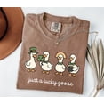 thumbnail image 3 of St Patrick's Day Shirt, Irish Gift, Cute St Patrick's Tshirt, Funny St Patrick Goose Tee, Holiday Goose Top, Festive Apparel, 3 of 5