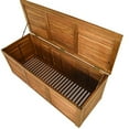 thumbnail image 3 of Pemberly Row Rangement de Terrasse 47 Gallons en Bois d'Acacia pour Jouets, Coussins, Outils, 3 of 8