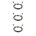 thumbnail image 3 of Decodeary Stackable Collection Bracelet For Men And Women Natural Gemstones Beads Minimalist Bracelet For Women Beads Bracelet Black dragon pattern 3Set, 3 of 6