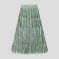 thumbnail image 2 of Gubotare Long Tulle Skirt for Women Trendy High Waisted A Line Fluffy Fairy Mesh Layered Ruffle Skirt (Light Green,A), 2 of 3