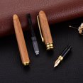 thumbnail image 2 of Bolígrafos de bambú para oficina comercial, bolígrafos de bambú creativos y de moda, bolígrafos de bambú, buenos regalos, 2 of 6