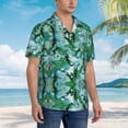 thumbnail image 5 of Soccer Hawaiian Shirts For Men, Summer Short-Sleeve Relaxed-Fit Button-Down Shirts Small, 5 of 9