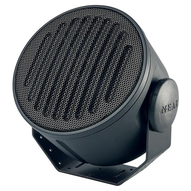 Black Outdoor/Indoor Weatherproof Loudspeaker 8-ohm