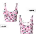 thumbnail image 5 of Lsque Cherry Strawberry Printed Women'S Sports Bra, Compression, Moisture Wicking, High-Impact Sports Bra For Women,Supportive sports bra-X-Large, 5 of 9