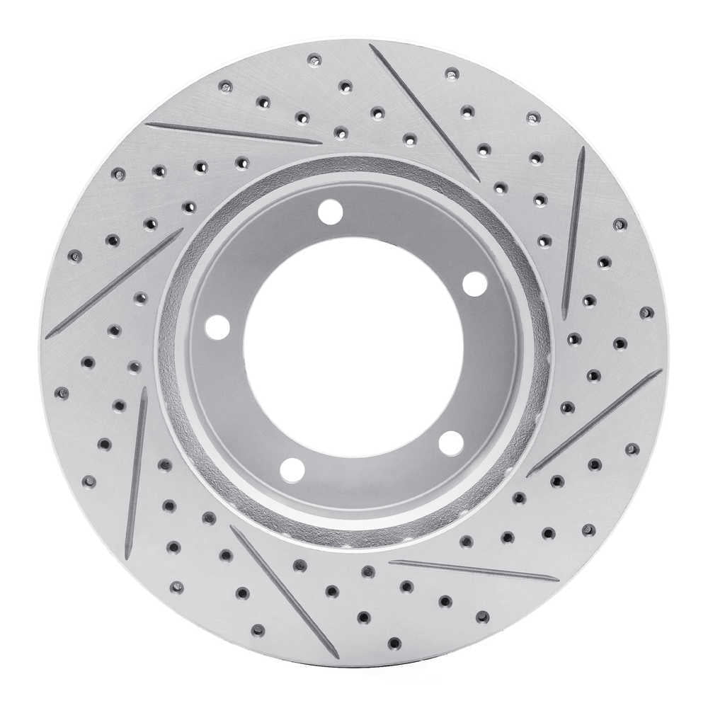 Dynamic Friction Company 830-76112L DFC Geoperformance Rotor - Drilled and Slotted