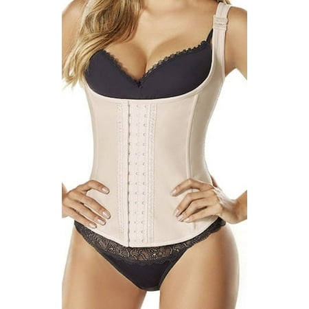 Faja Colombiana Body Shaper Underwear Girdle-Bodysuit tops for women Sculpting Wide-Straps Vest made with Fat Burner  Strong but Comfortable