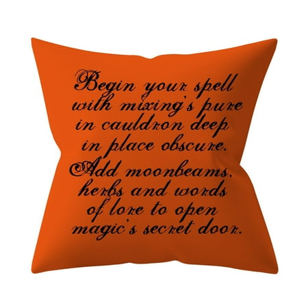 Halloween Pumpkin Throw Pillow Cover Pillowcases Decorative Sofa