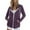 #Purple, variant on VBVC No Boundaries Women Long Sleeve Drawstring Sweatshirts, Zip Up Hoodie, Women's Coat with Pocket Top,Black,Size S