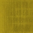 thumbnail image 1 of Ahgly Company Machine Washable Indoor Square Solid Yellow Modern Area Rugs, 5' Square, 1 of 4