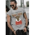thumbnail image 2 of Old Glory Mens Christmas Merry ChristMoose Moose Short Sleeve T Shirt, 2 of 6