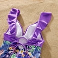 thumbnail image 2 of PatPat Women One Piece Swimsuits Tummy Control High Waist V Neck Tropical Family Matching Bathing Suit Set, 2 of 7