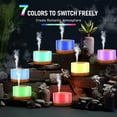 thumbnail image 4 of Dofurz 700ml Essential Oil Diffuser, Oil Diffuser with 7 Colors Timmer Settings Remote Control Cool Mist Air Humidifier for Large Room Home Office, 4 of 7
