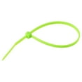 thumbnail image 2 of 6 Inch x 0.1 Inch Fluorescent Green Cable Zip Ties Self-Locking Nylon Tie Wraps 80 Pack, 2 of 5