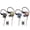 Black+Purple, variant on Wired Gaming Earbuds, Ak3file in Ear Monitors, Deep Bass Sound Wired Earbuds, HiFi in Ear Headphones with 1DD 10mm Dynamic Driver, IEM for Music Gaming Video Calling (Purple)
