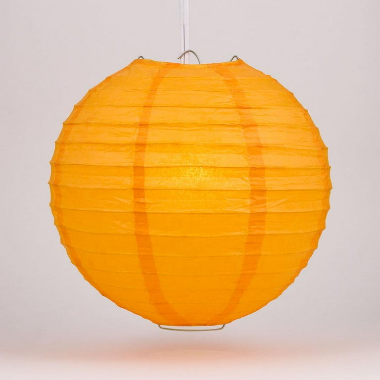 Quasimoon PaperLanternStore.com 4 inch Baseball Paper Lantern Shaped Sports Hanging Decoration (10-Pack)