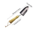 thumbnail image 3 of Xshuai 11.61in Heavy Duty Garden Trowel, Stainless Steel Digging Tool with Wood Handle, Planting Potting Shovel Spade for Outdoor Gardening Indoor Houseplants, 3 of 6