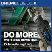 Dremel 8260 12VLi-Ion Variable Speed Cordless Smart Rotary Tool with Brushless Motor, 5 accessories, 3Ah Battery, Charger, Tool Bag