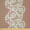 thumbnail image 2 of Ambesonne Vintage Fabric by the Yard Microfiber, White Lacy Romantic Crochet, 2 Yards, Blush Water, 2 of 4