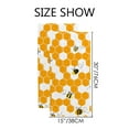 thumbnail image 3 of GZHJMY Orange Seamless Pattern with flying bee. Bath Shower Towels Set of 2 for Bathroom - Cute Ghost Soft Microfiber Hand Towel Absorbent Soft Decorative Face Towel for Kids 30 x 15 inch, 3 of 6