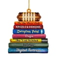 thumbnail image 3 of Oefntac Bookcase Pendant Decoration Bookcase Hanging Tag Christmas Tree Pendant Bookcase Hanging Tag Features:, 3 of 3