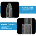 thumbnail image 5 of 2 pcs Plastic Rain Gauge Tubes Outdoor Rainfall Gauge Rainfall Measuring Cylinder, 5 of 6
