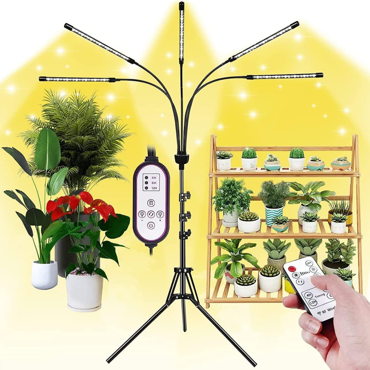 Honeywell Plant Grow Light, 60-Watt Full Spectrum LED Linkable