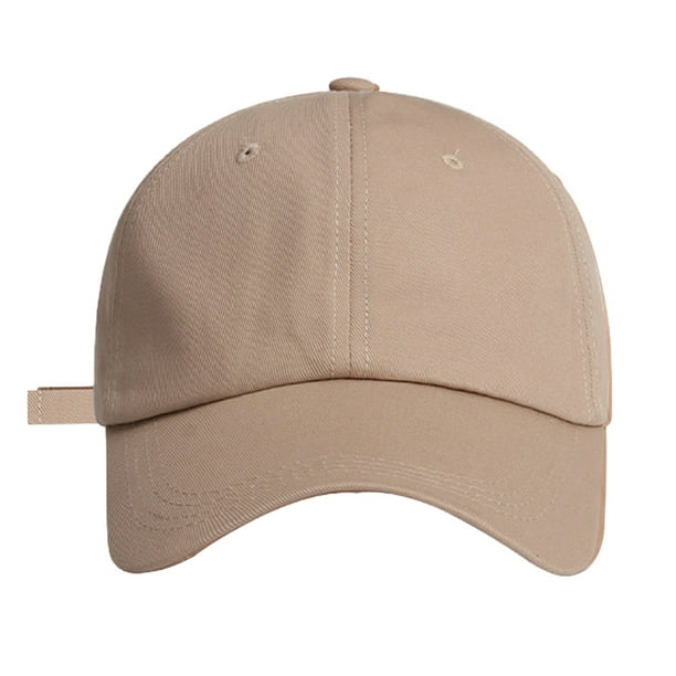 Gorra de béisbol con circunferencia de cabeza grande ajustable de 57 a 61 cm, gorra de béisbol suave para hombres y mujeres, gorra de verano de color sólido