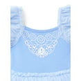 thumbnail image 6 of Disney Princess Toddler Girls Cinderella Cosplay Tutu Dress with Puff Sleeves, Sizes 12M-5T, 6 of 7