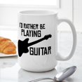 thumbnail image 6 of CafePress - I'd Rather Be Playing Gui - 15 oz Ceramic Large White Novelty Mug, 6 of 6