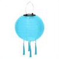 thumbnail image 1 of Faroles Linterna 12 pulgadas LED Solar impermeable al aire libre colgante global azul claro Likrtyny Para estrenar, 1 of 6