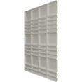 thumbnail image 4 of Ekena Millwork 19 5/8"W x 19 5/8"H Stacked EnduraWall Decorative 3D Wall Panel, Textured Metallic Silver (Covers 2.67 Sq. Ft.), 4 of 6