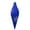 Dark Blue Glitter with Snowflakes, variant on Christmas By Krebs 12 2/3" (320mm) Ornament, Commercial Grade Indoor Outdoor Shatterproof Plastic Water Resistant Ornament (Arctic Chill with Tangles)