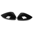 1 Pair Rearview Mirror Cap Gloss Black Exterior Side Wing Mirror Cap