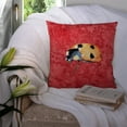 thumbnail image 3 of Carolines Treasures 8869PW1414 Lady Bug sur Rouge Coussin Décoratif en Tissu pour Intérieur et Extérieur, 3 of 4