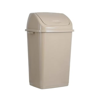 Swing Lid for 23 Gallon Slim Trash Can, Blue - American Bakery Supply