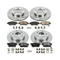 thumbnail image 2 of Power Stop Front and Rear Stock Replacement Brake Pad and Rotor Kit KOE2387 Fits 2005 Honda Civic, 2 of 7