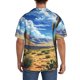 thumbnail image 3 of Fotbe Western Desert Cactus Camisa Estampada de Manga Corta para Hombre, Casual de Verano, Estilo Playero, Sin Arrugas-Large, 3 of 5